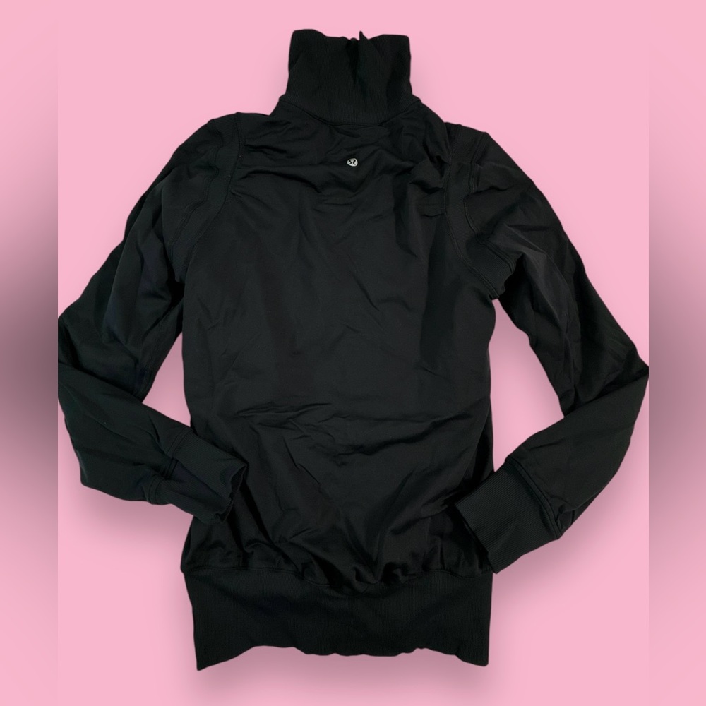 Lululemon Size 4 Beyond the Studio Jacket Reversible Zip Front Stretch Preloved - Picture 2 of 10